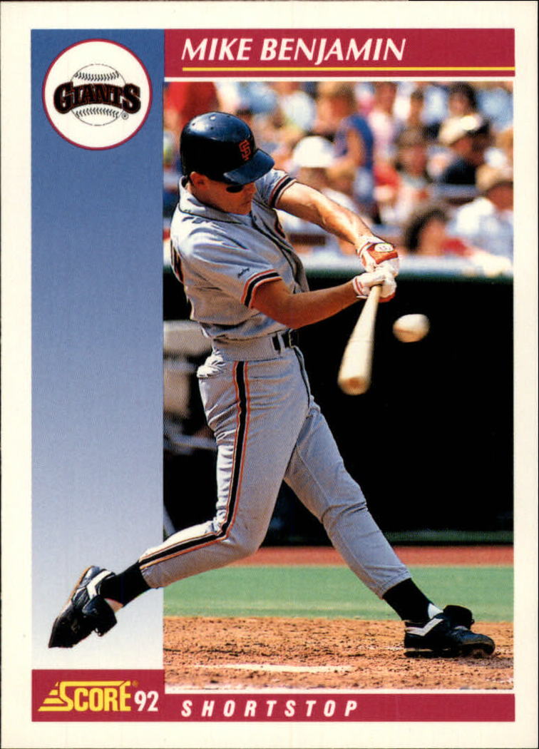 1992 Score #649 Mike Benjamin - NM