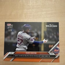 2024 MLB Topps NOW 789 MARK  VIENTOS MULTI HIT DEBUT NEW YORK METS ORANGE /5