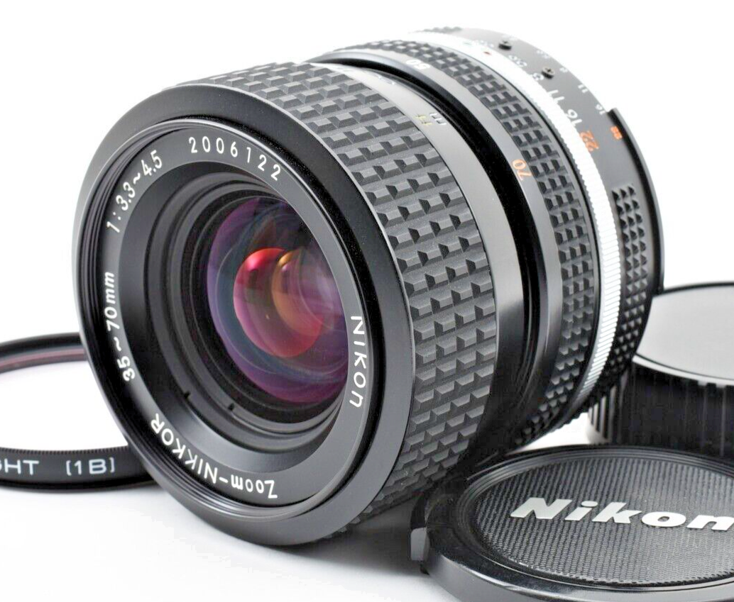 Nikon Ai-S Zoom-Nikkor 35-70mm レンズ Nikon Ai-s Zoom Nikkor 35-70mm f/3.3-4.5 MF Lens From JAPAN [Near