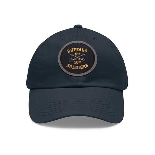 Buffalo Soldiers Baseball Cap mit Leder Patch Mütze für Papa - Bild 18 von 25