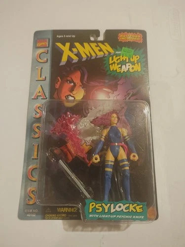 ToyBiz Marvel X-Men Classics Psylocke 1996 5" Vtg Action Figure NIP Marvel
