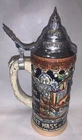 Vintage German Beer Stein Original King 1000 Markings w/Pewter Lid~Free Shipping