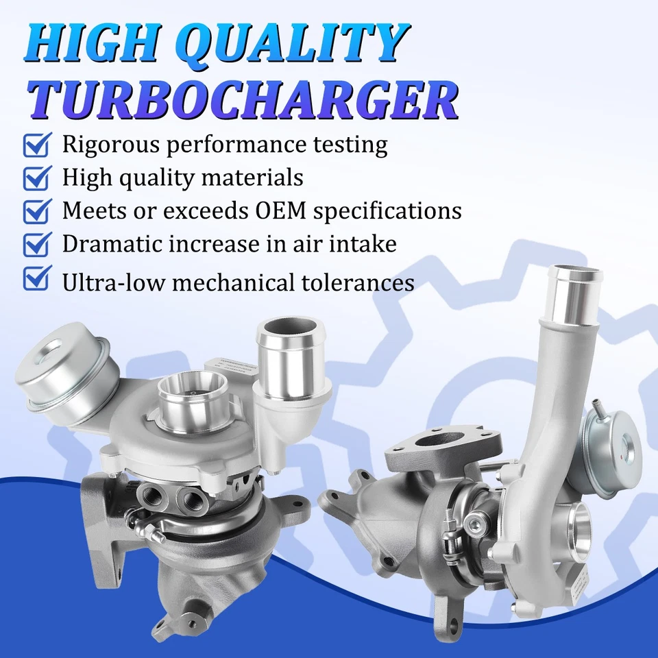 Pair Turbo for Ford Explorer Flex Taurus Lincoln MKS MKT 3.5 L 2010-2019 Foto 4 de 4