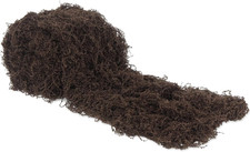 Fake Moss Mat Artificial Moss Rug 4" X 47" Soft Fluffy Brown Mossy Table Runner
