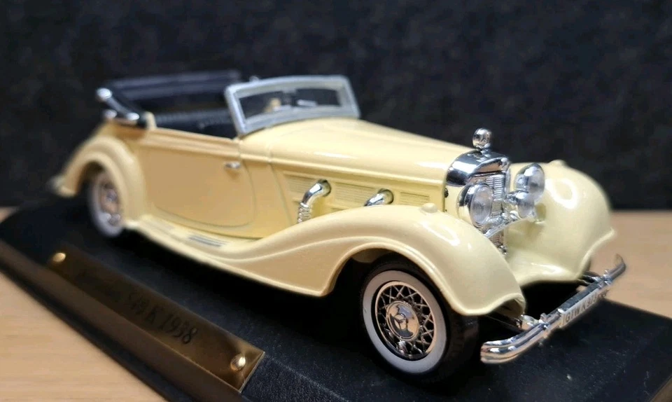 ATLAS, Véhicule Miniature, MERCEDES 540 K 1938, Ech : 1/43. - Photo 2/4