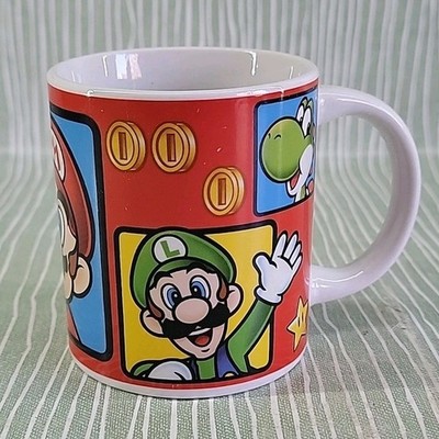 Super Mario Nintendo Tasse klein 150ml Bonbon Buddies Luigi Yoshi 2014 Tasse Keramik