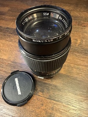 Rokunar 55mm Lens Auto 135mm