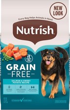 Grain Free Salmon  Sweet Potato Recipe Dry Dog Food 11.5 lb. Bag Packaging May