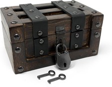 Nautical Cove Deluxe Handmade Wooden Treasure...