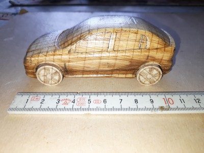 Opel / Irmscher Astra G Entwicklung Holzmodell Prototyp Windkanal Ultraselten