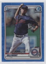 2020 Bowman Chrome Prospects Blue Refractor 25/150 Chris Vallimont #BCP-78 0es2
