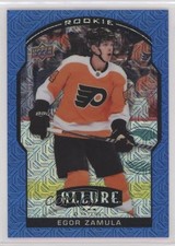 2020-21 Upper Deck Allure Rookie Blue Line 10/35 Egor Zamula #97 0cv6