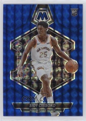 2023-24 Panini Mosaic Rookies Blue Prizm 64/199 Sidy Cissoko #233 Rookie RC 16wc