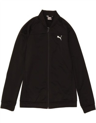 Puma Jungen Trainingsanzug Oberteil Jacke 13-14 Jahre schwarz Polyester EA09