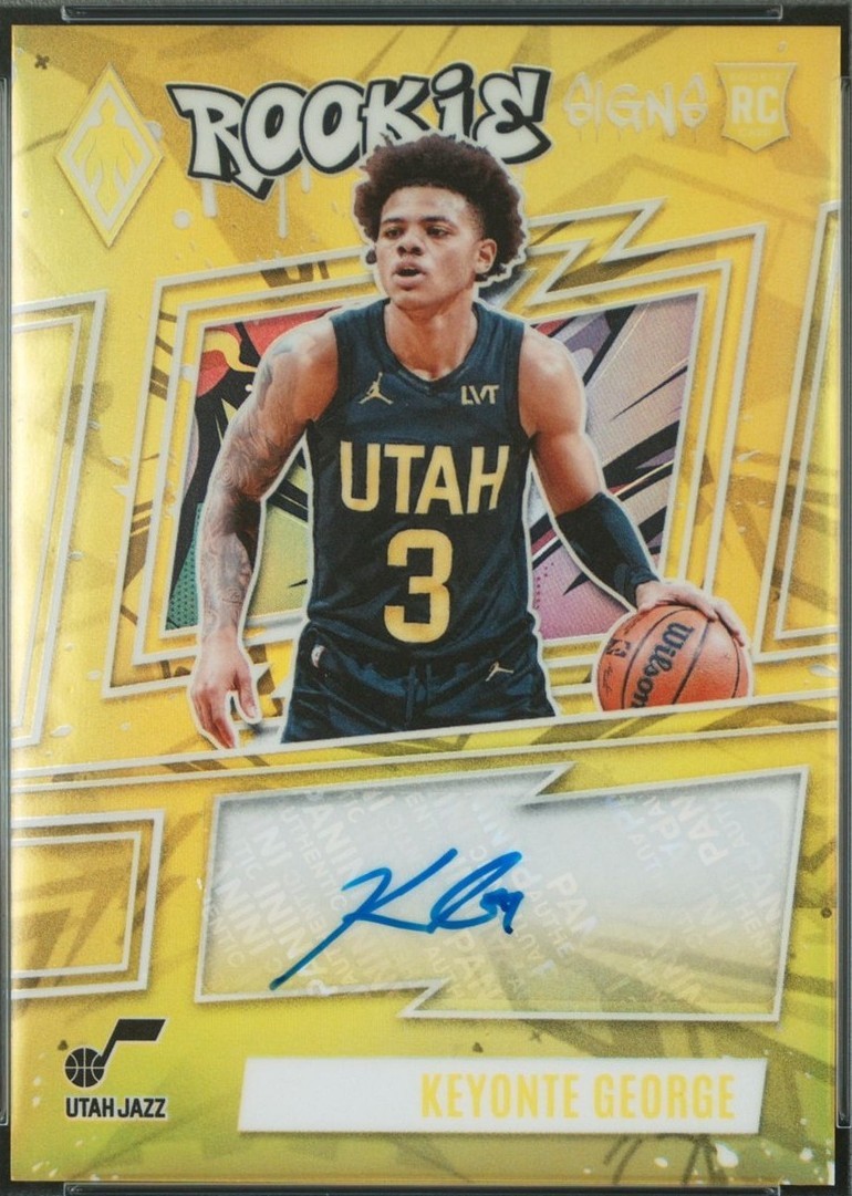 2023-24 Panini Phoenix - Rookie Signs Keyonte George #RS-KYG Yellow /35 ...