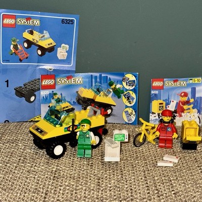 LEGO Town Rare Sets 6325 Package Pick-Up & 6420 Mail Carrier