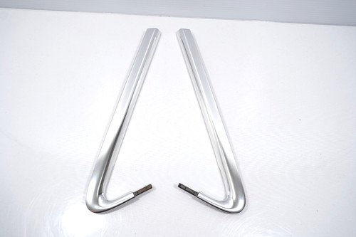 15-18 AUDI Q3 REAR LEFT & RIGHT QUARTER GLASS CHROME TRIM MOLDINGS