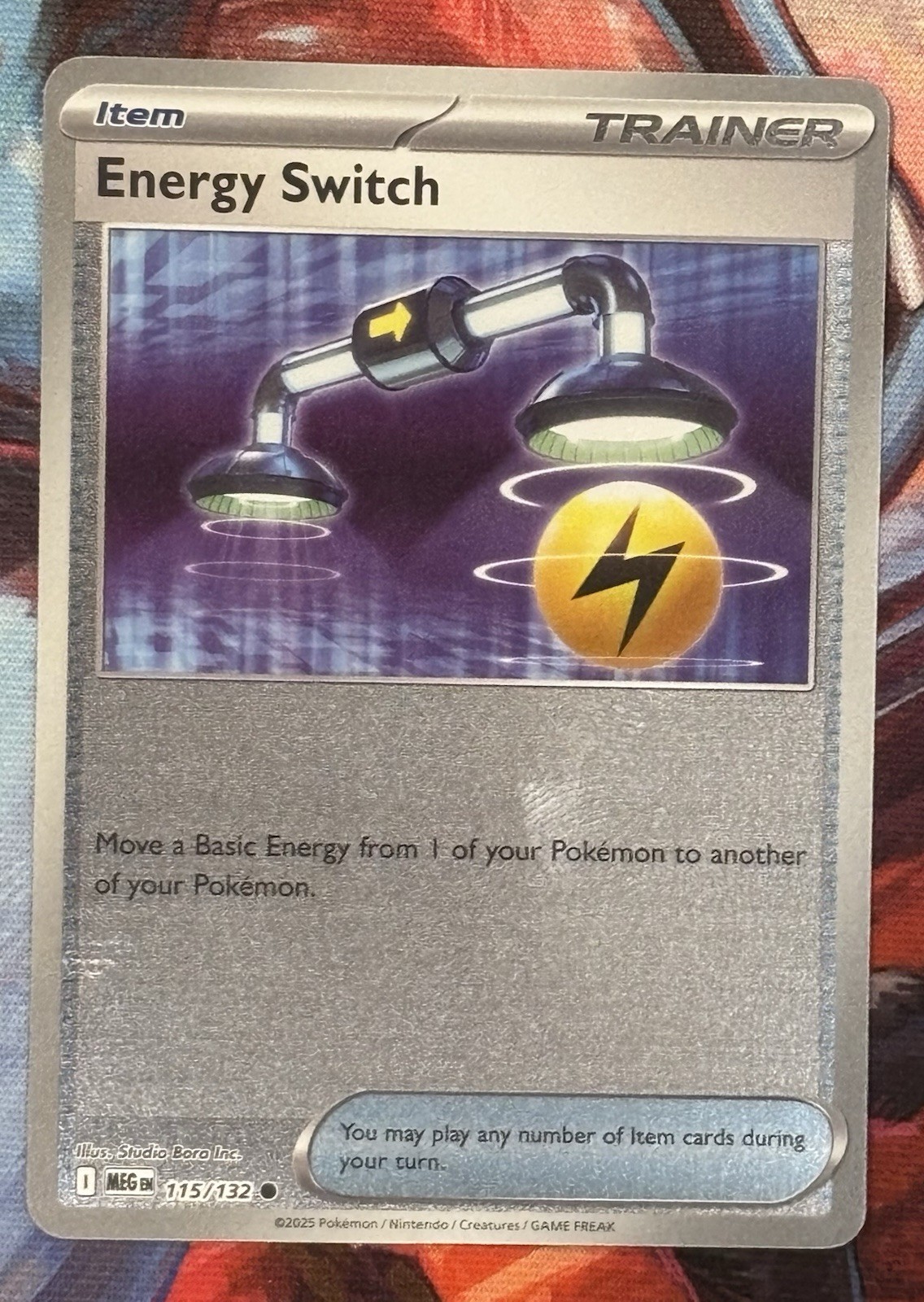 Pokémon TCG Energy Switch Me01: Mega Evolution 115/132 Trainer Item Regular