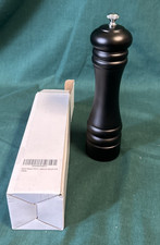 Choice 8" Wooden Salt / Pepper Mill Black