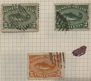Newfoundland Stamps Has 46, 47, And 48 Mh