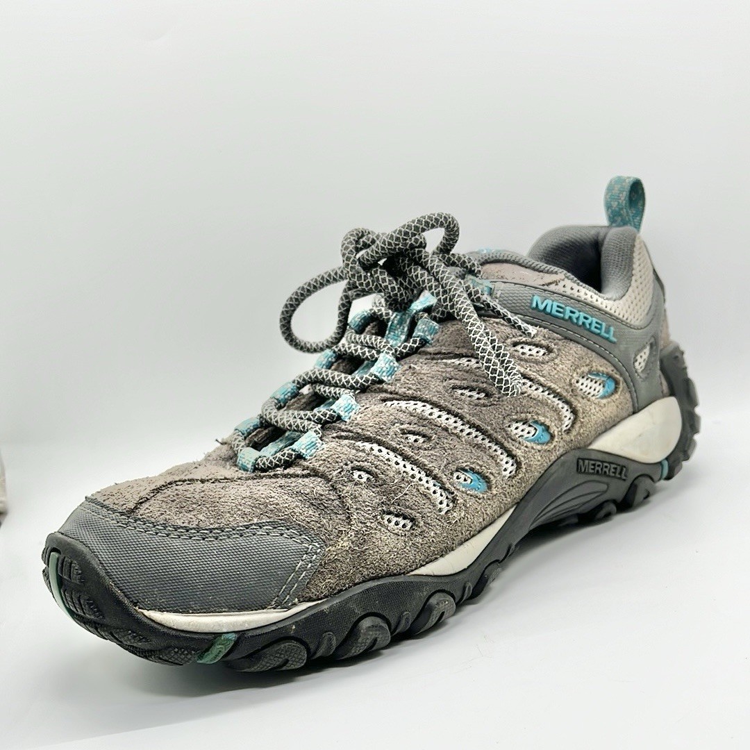 Scarpe da trekking Merrell grigio e verde acqua taglia 9