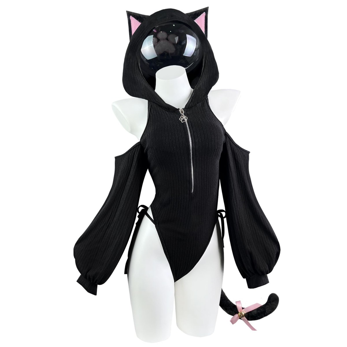 KORURACLUB】セクシー猫メイド服 2点セット メイドコスプレ衣装