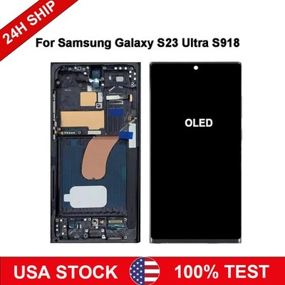 For Samsung S23 Ultra 5G S918U  S918U U1 OLED LCD Display Touch Screen Digitizer