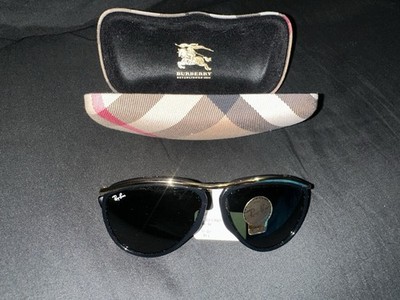 Ray-ban RB2219 954/31 Olympian aviator sunglasses w/green lenses 