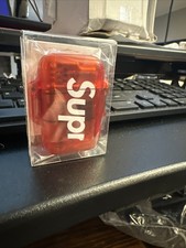 Supreme Windmill Zag Lighter SS26 Red In Hand