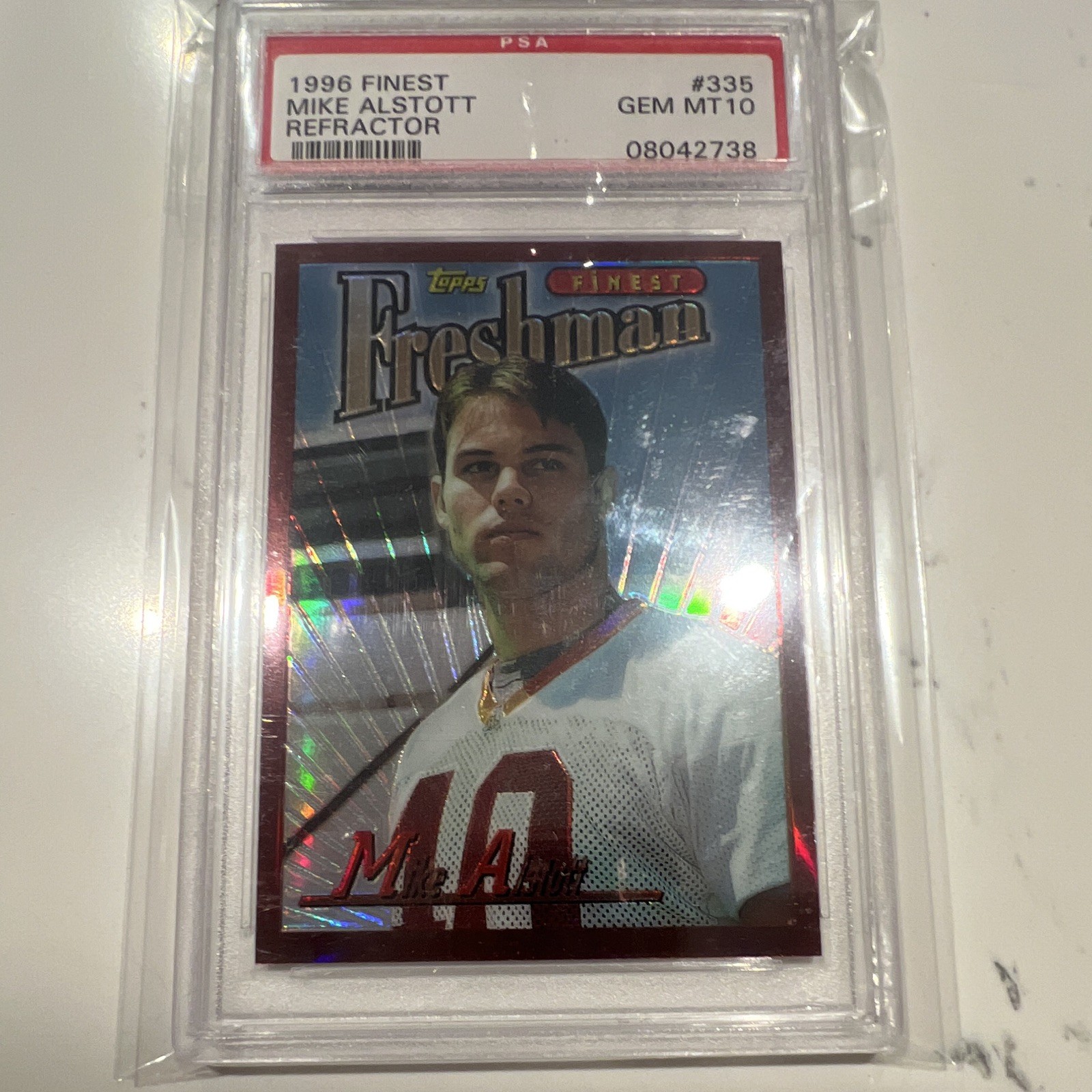Mike Alstott Finest #335 Refractor