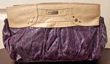 NEW - Miche Classic Shell - "Violet" Retired - Tan  purple faux leather