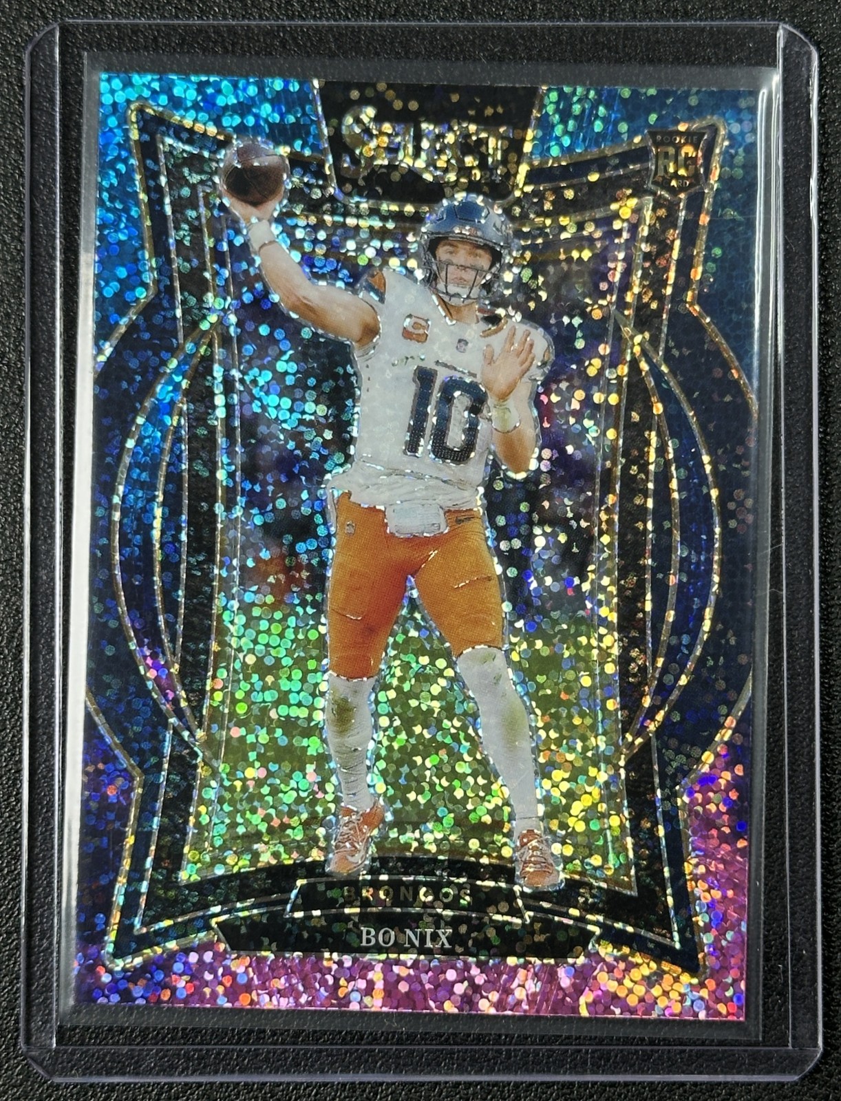 BO NIX 2024 PANINI SELECT #30 ROOKIE CONCOURSE COSMIC PRIZM RC BRONCOS SSP