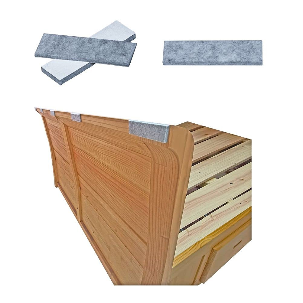 32PCS Anti-Vibration and Soundproof Pads for Bed Frame, No M