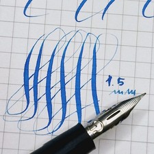 FLEX nib Fountain Pen stilografica pennino Flessibile inspired by Mabie Todd 