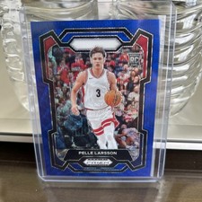 2024 Prizm Draft Picks Blue Wave /249 Pelle Larsson RC Rookie #16 Wildcats