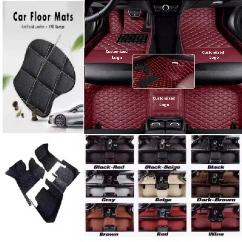 For Toyota RAV4 2000-2024 Car Floor Mats Front &Rear Luxury Carpets Waterproof Foto 2 de 4