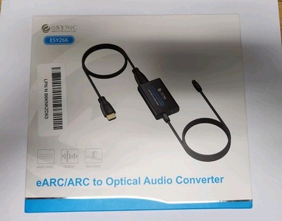 eSynic ESY266 eARC/ARC to Optical Audio Extractor Converter