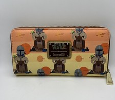 Cartera Loungefly Star Wars Mandalorian Bantha Ride con cremallera alrededor