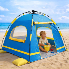 Pop-Up Baby Beach Tent, UPF 50 Sun Shelter for Infants Toddlers
