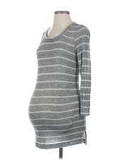 A Pea in the Pod Women Gray 3/4 Sleeve Top S Maternity