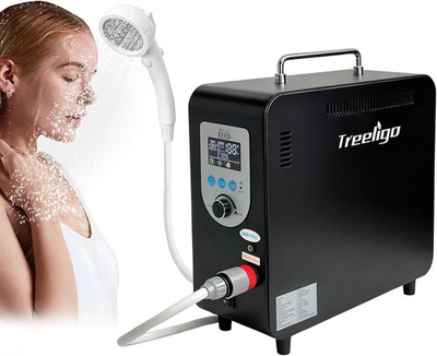 #ad Portable Propane Water Heater for Camping Shower 4500mAh Rechargeable Battery $199.00