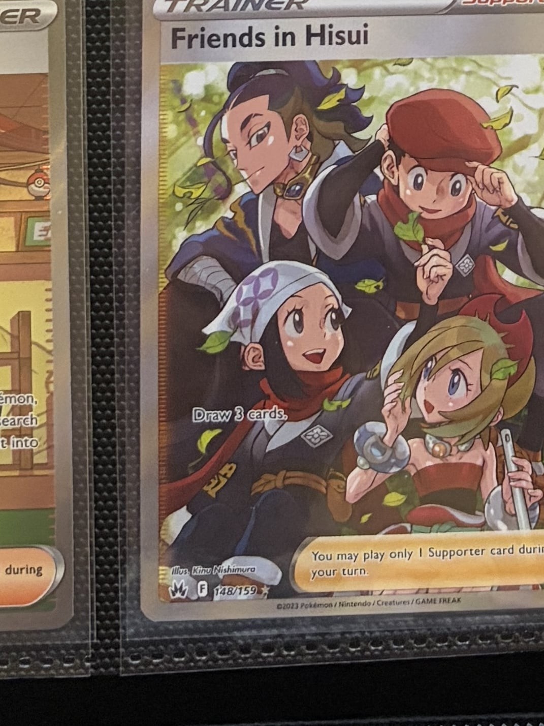 Friends in Hisui 148 Crown Zenith Pokemon English Card NM