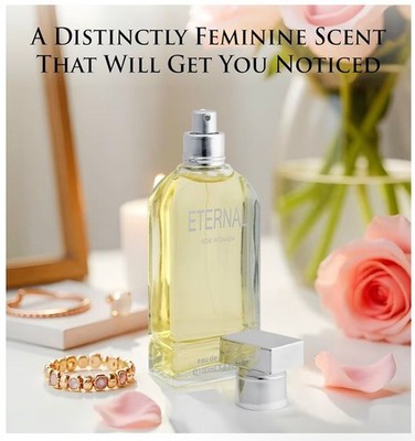 ETERNITY by CALVIN KLEIN CK women Perfume 3.4 oz 3.3 edp New