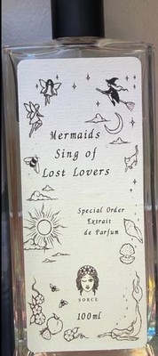 BIG Mermaids Sing of Lost Lovers 5ml Sorce  EDP sample grenadine jasmine caramel