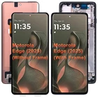 For Motorola Edge 2025 XT2519 OLED LCD Display Digitizer±Frame