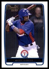 Jamie Jarmon 2012 Bowman Draft Picks & Prospects #BDPP45 Rangers MLB READ