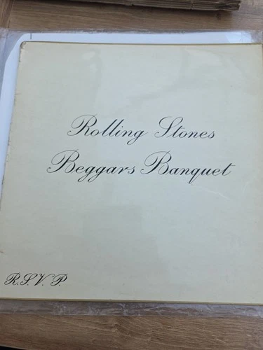 Rolling Stones Vinyl LP Beggars Banquet 1968 1st Press 1K 2K matrix Stereo