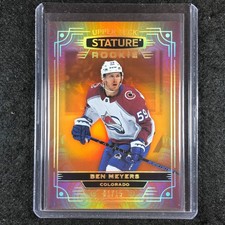 2022-23 Stature Hockey BEN MEYERS Rookie Base Orange Photo Variant 1/15 #143