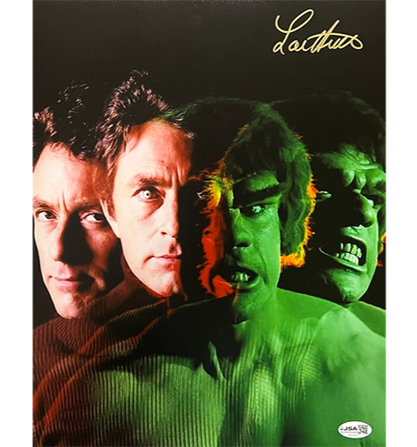 Lou Ferrigno Signed The Incredible Hulk 11x14 Photo JSA | eBay