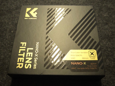 K&F CONCEPT 82mm Variabler ND2-ND32 & Polfilter(CPL) 2-IN-1 Filter, 1-5 Blenden